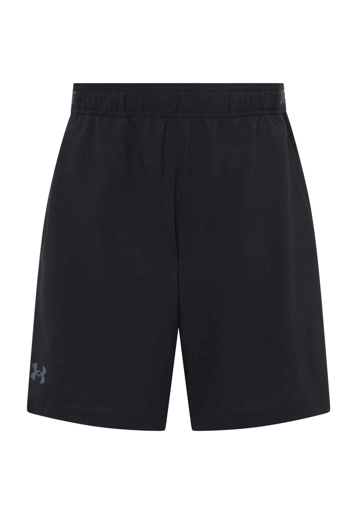 Schlichte Shorts mit elastischem Bund und Seitenschlitzen