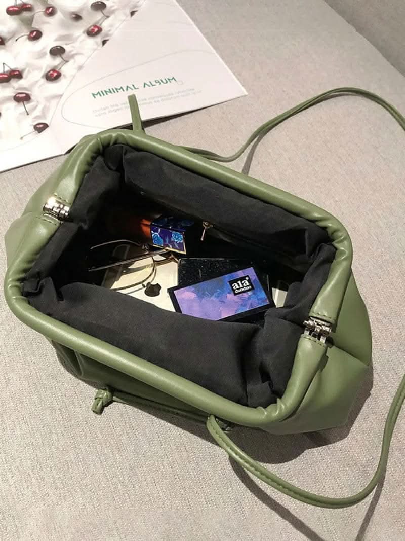 Kompakte Tasche mit Tunnelzugverschluss