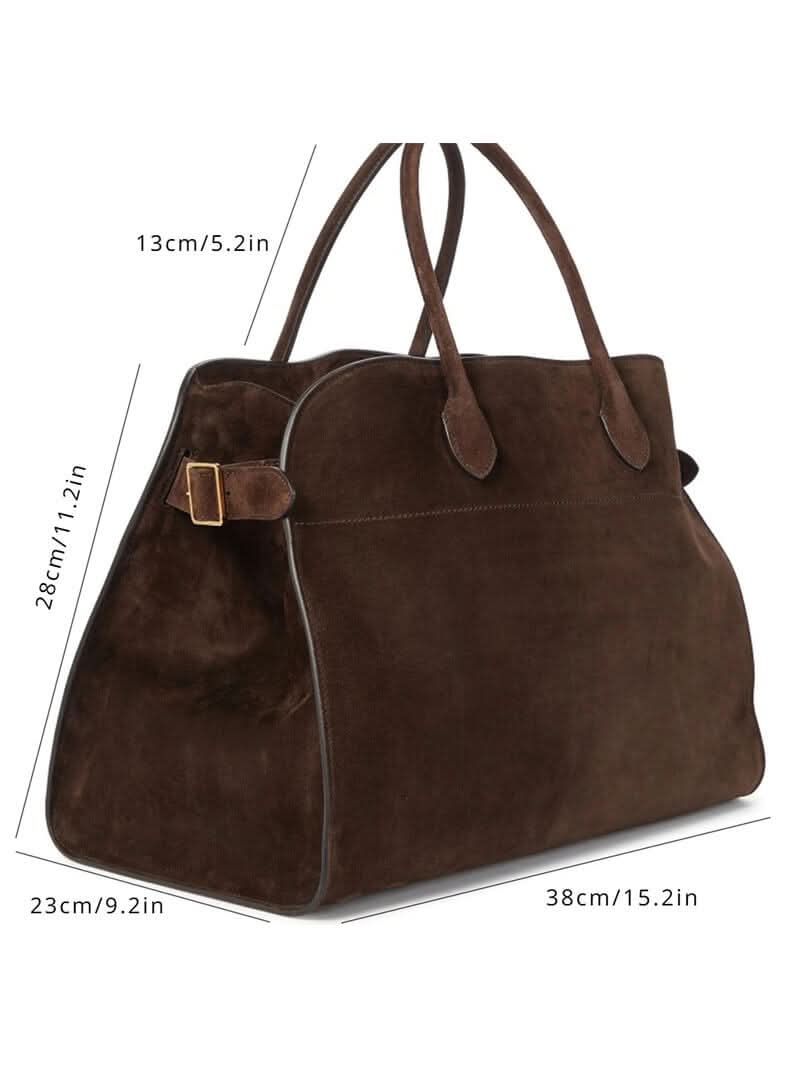 Große Handtasche mit Henkeln und Struktur-Oberfläche