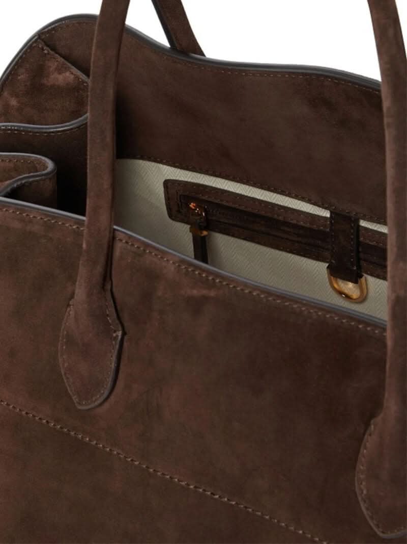 Große Handtasche mit Henkeln und Struktur-Oberfläche
