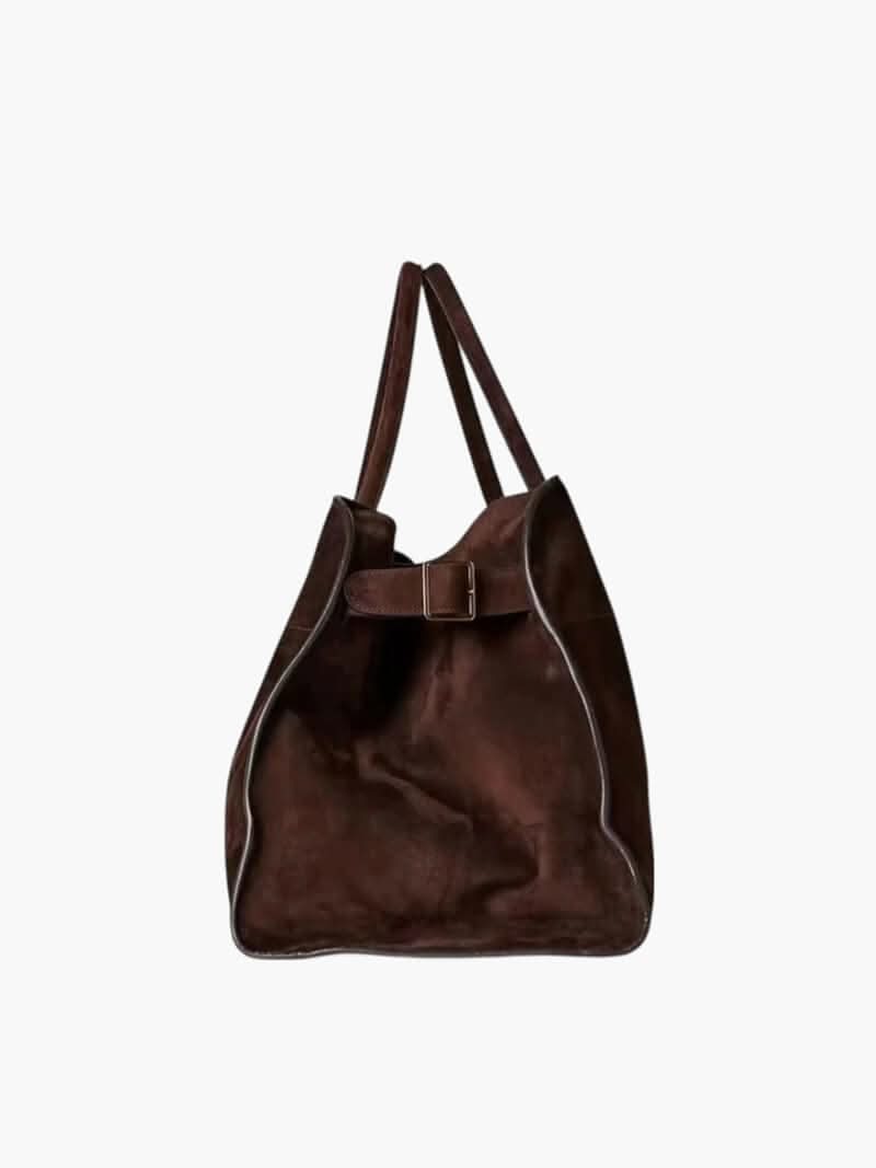 Große Handtasche mit Henkeln und Struktur-Oberfläche