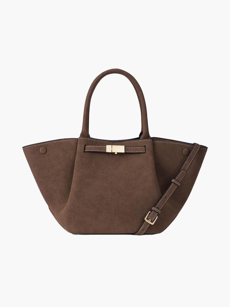 Handtasche mit Tragegriffen und Schulterriemen