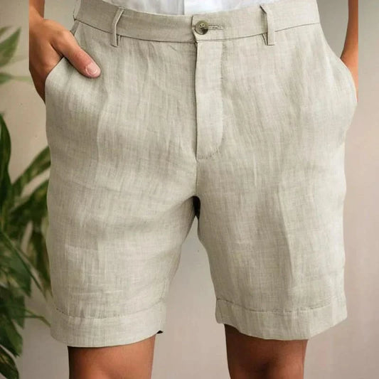 Shorts mit geradem Schnitt und Eingrifftaschen