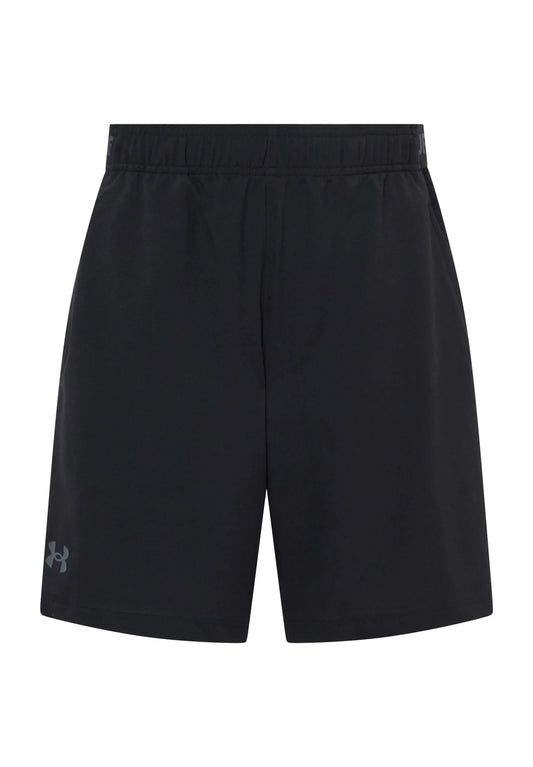 Schlichte Shorts mit elastischem Bund und Seitenschlitzen